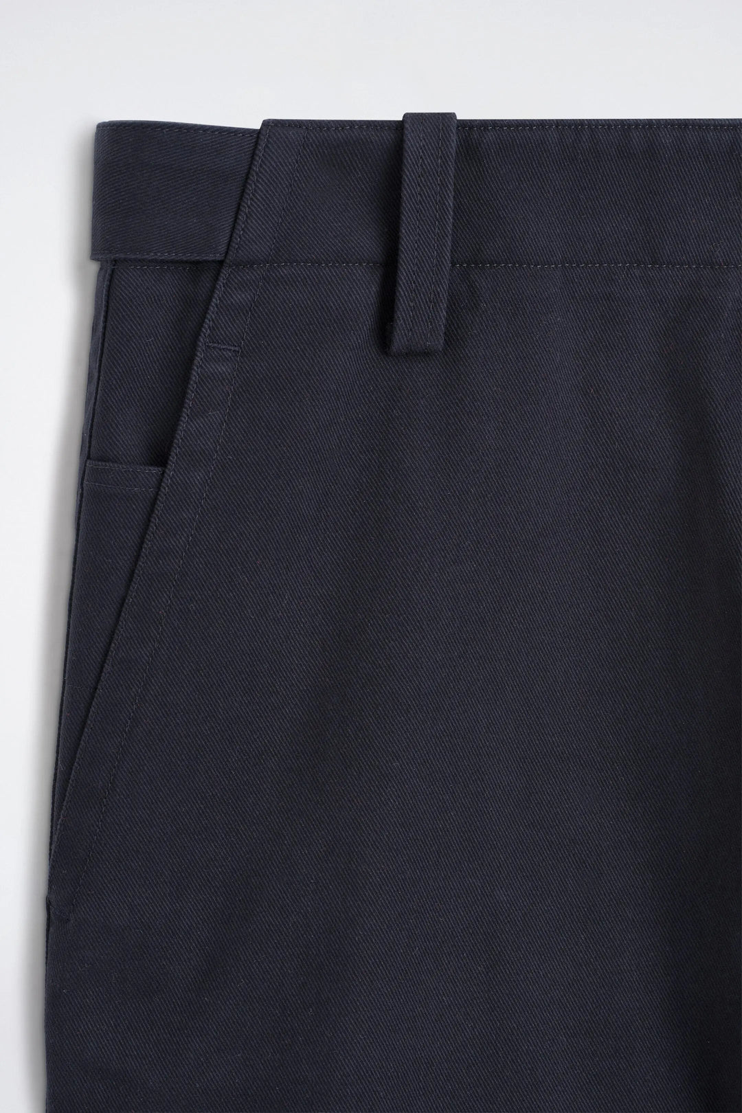 COTTON-TWILL RELAXED-FIT STRAIGHT-LEG TROUSERS