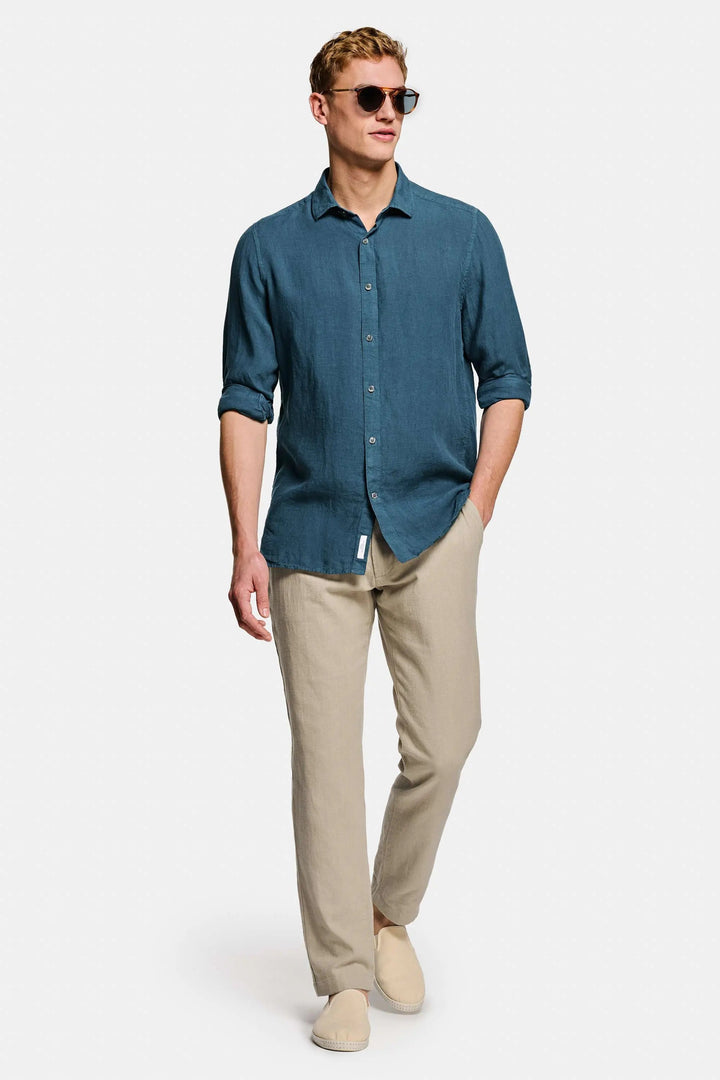 100% Linen Regular-Fit Shirt