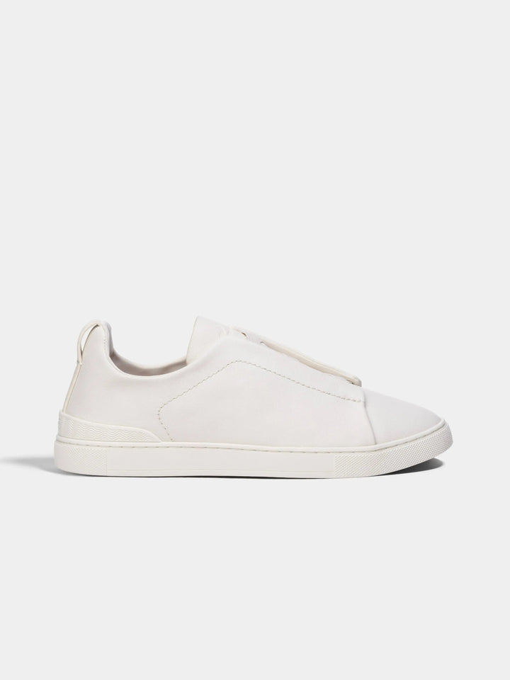 Leather Low Sneakers White
