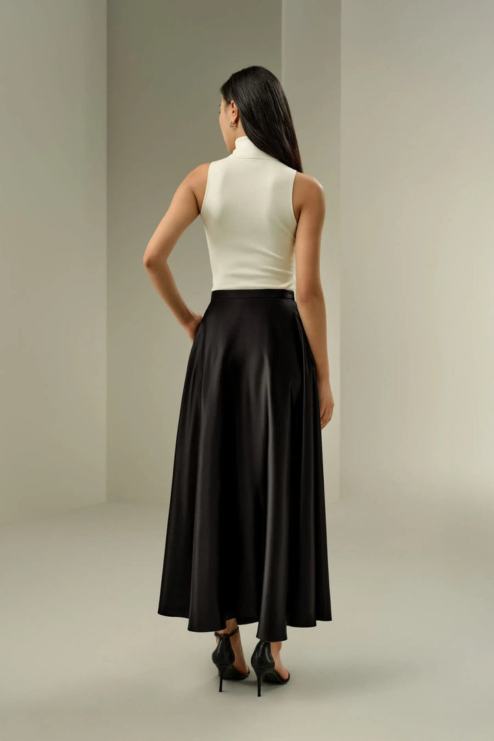 Silk Maxi Skirt