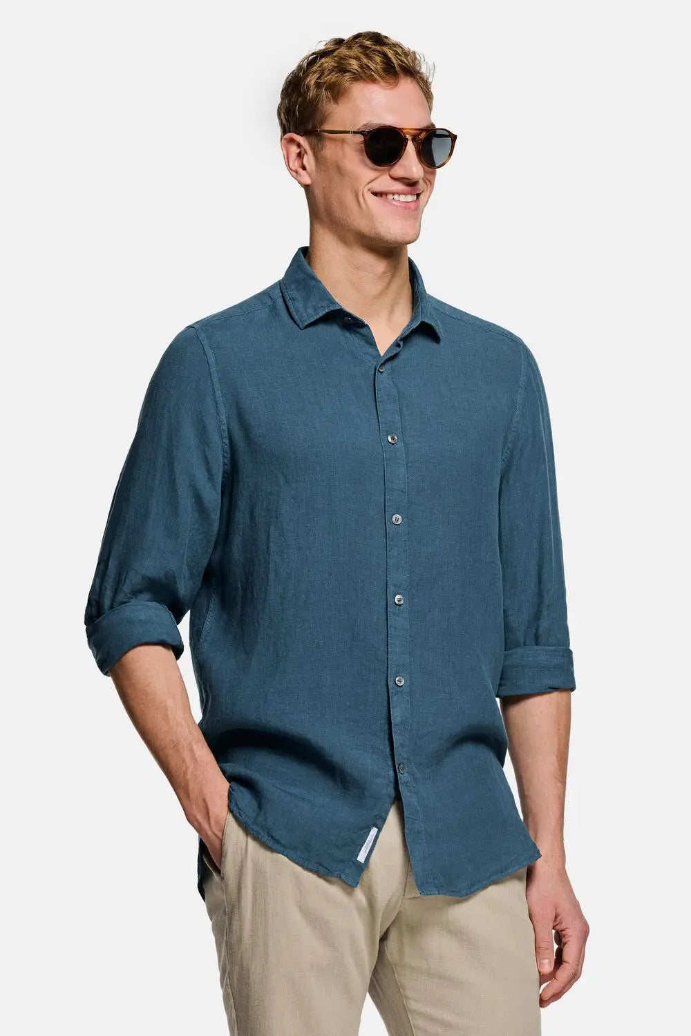 100% Linen Regular-Fit Shirt
