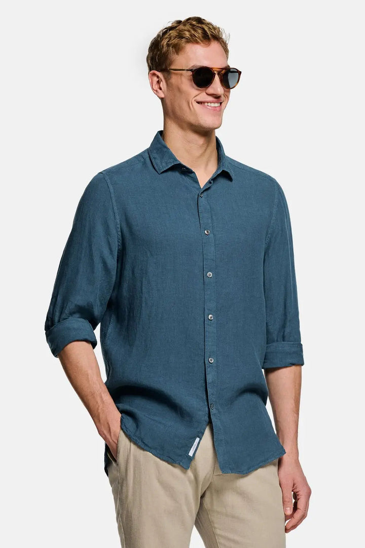 100% Linen Regular-Fit Shirt