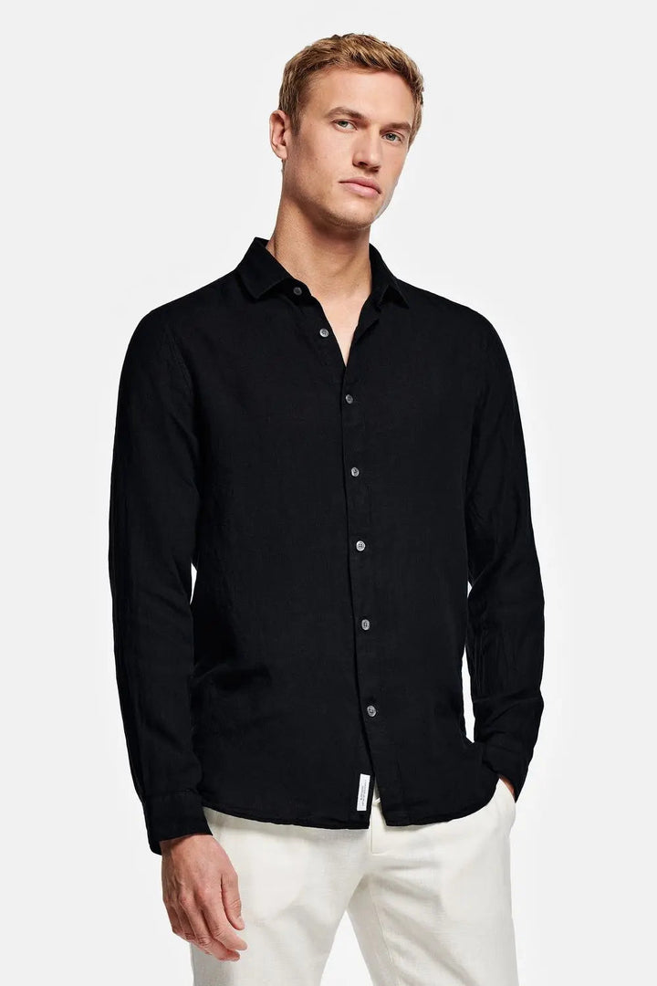 100% Linen Regular-Fit Shirt