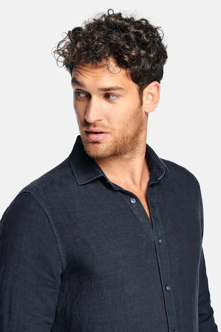100% Linen Regular-Fit Shirt