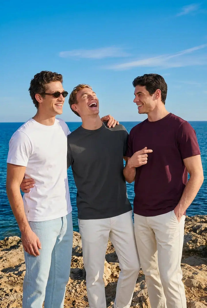 100% Cotton Classic Crew Neck Tees