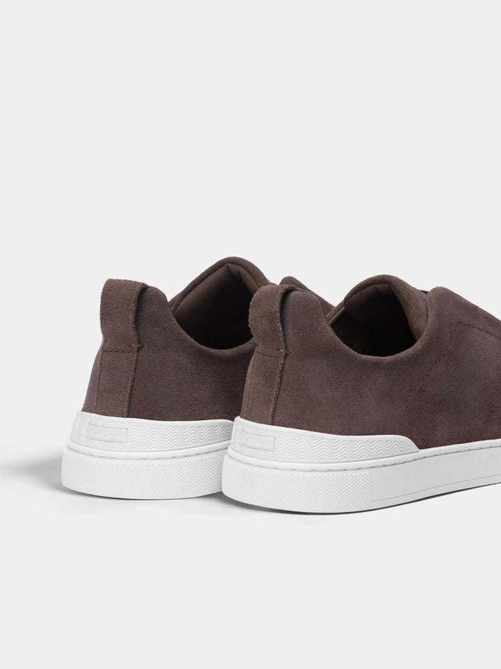 Suede Low Sneakers Brown
