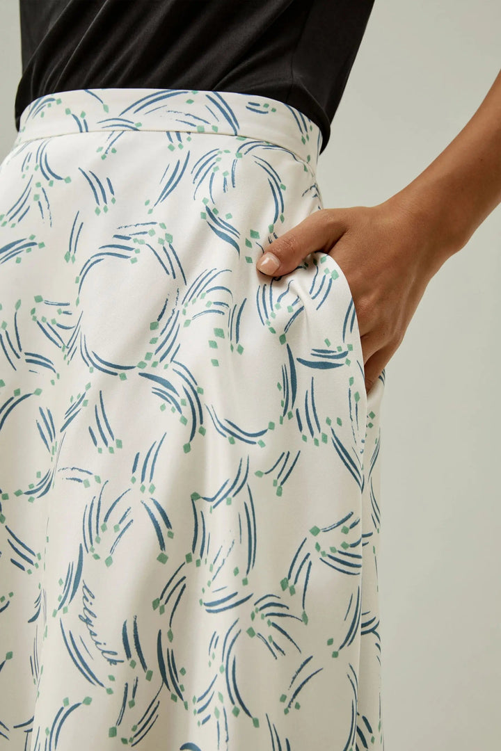 Botanical A-Line Skirt