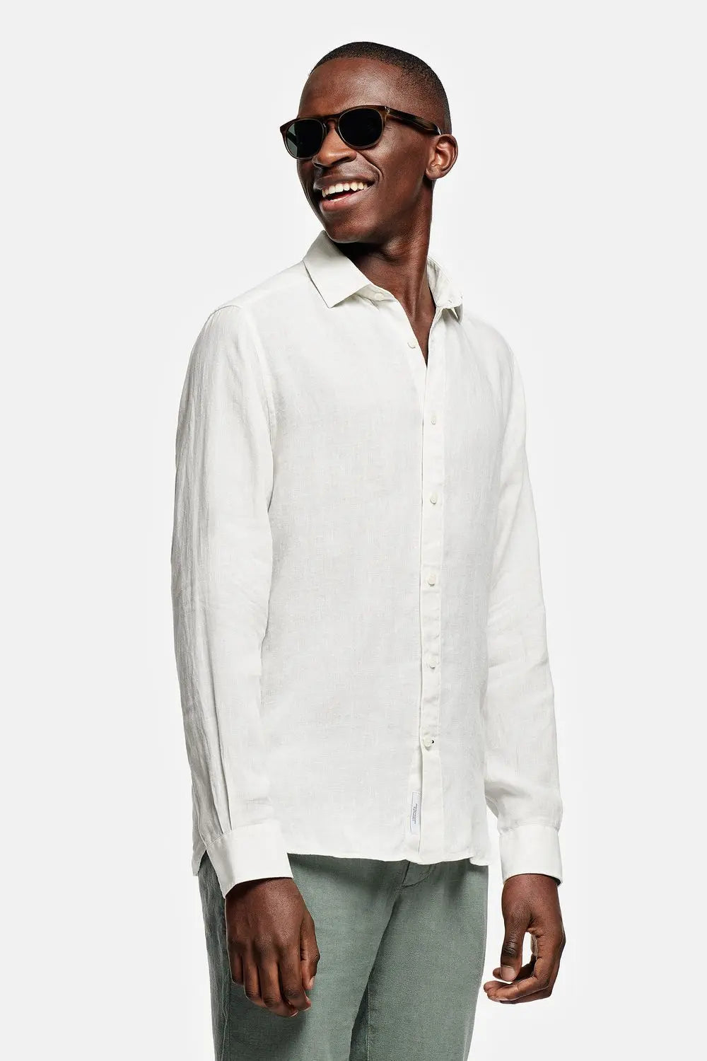 100% Linen Regular-Fit Shirt