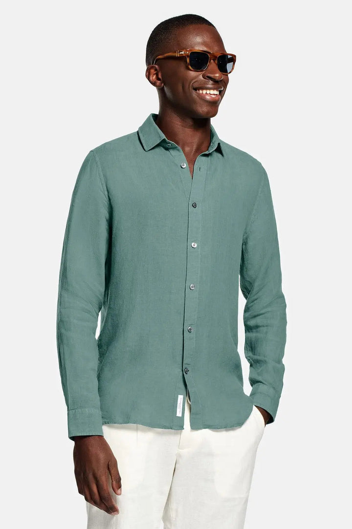 100% Linen Regular-Fit Shirt