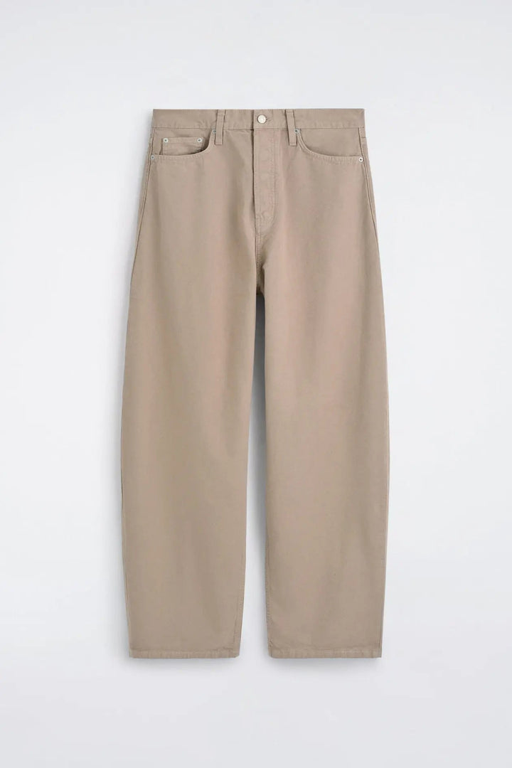 MALLOW RELAXED-FIT BARREL-LEG JEANS