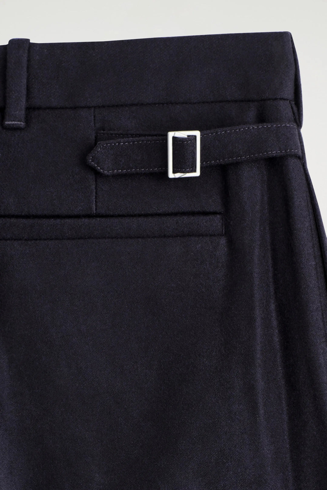 WOOL RELAXED-FIT STRAIGHT-LEG TROUSERS