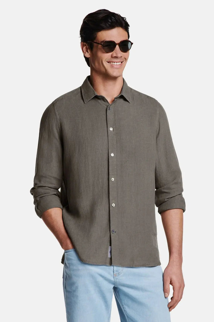 100% Linen Regular-Fit Shirt