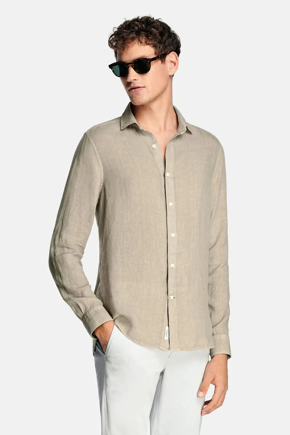 100% Linen Regular-Fit Shirt