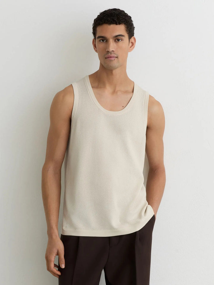 100% Cotton Ribbed Tank Top