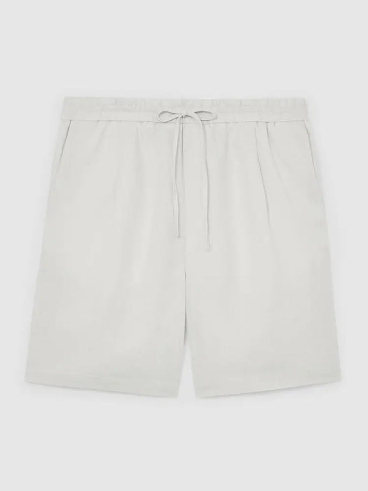 Linen Drawstring Shorts