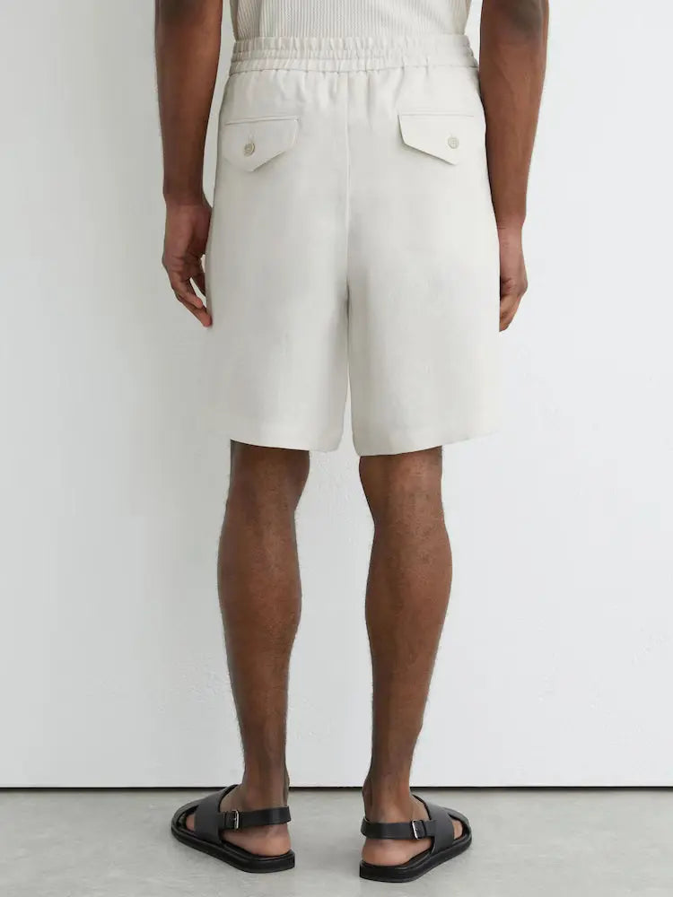 Linen Drawstring Shorts