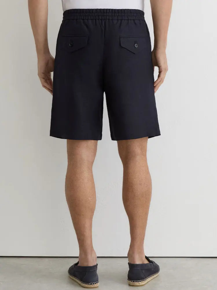 Linen Drawstring Shorts