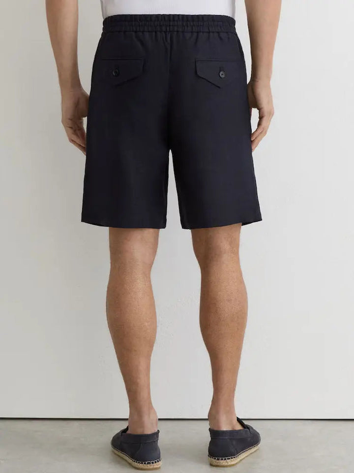 Linen Drawstring Shorts