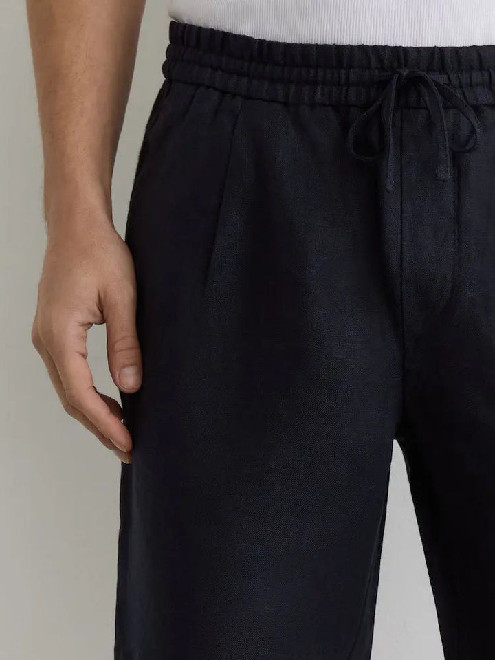 Linen Drawstring Shorts