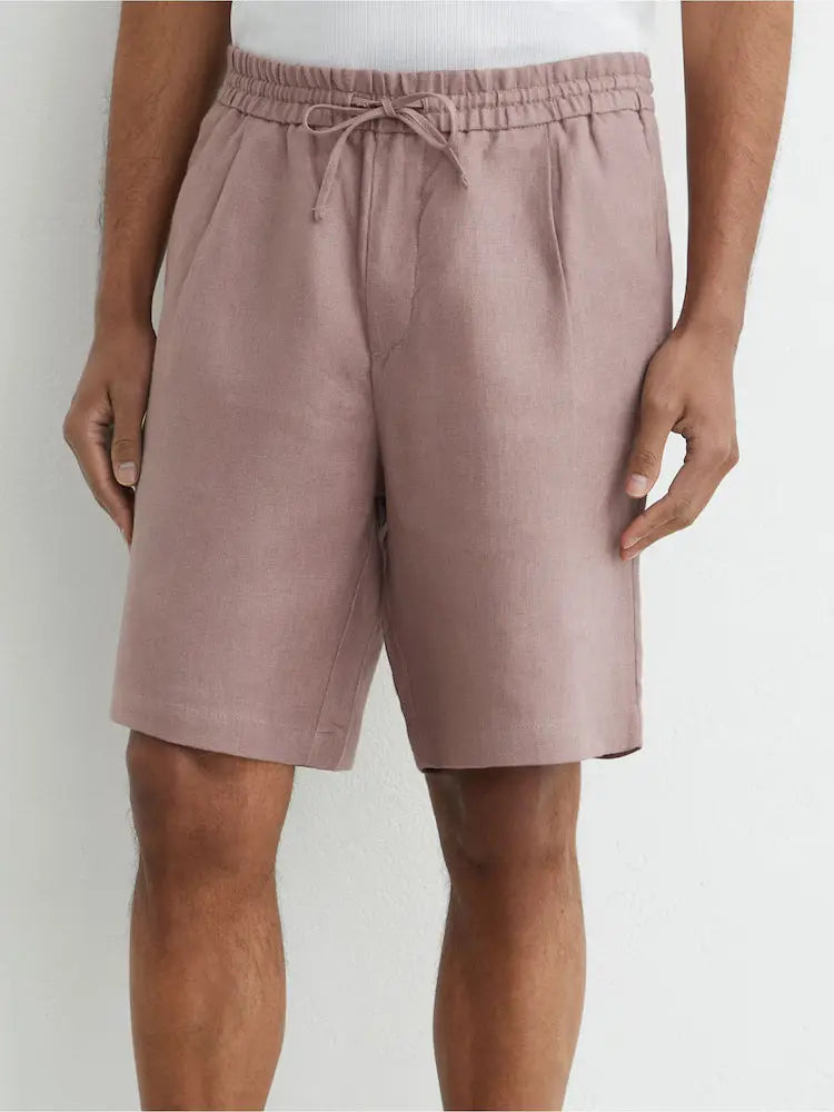 Linen Drawstring Shorts