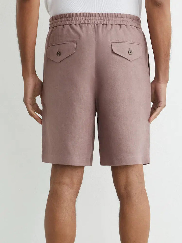 Linen Drawstring Shorts