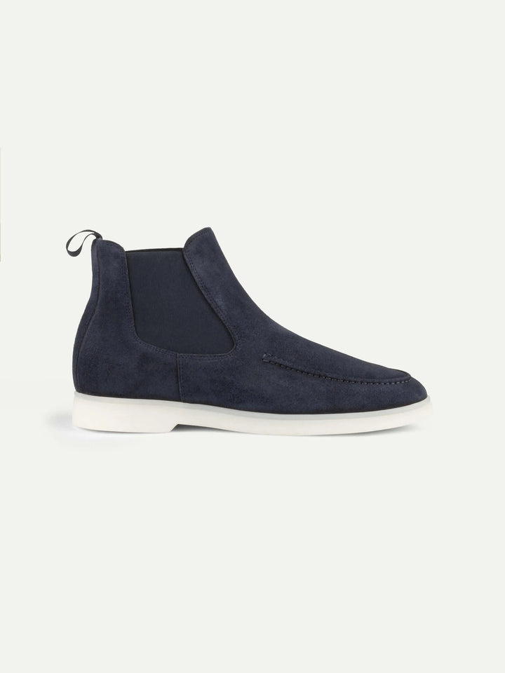 Suede Chelsea Boots Navy