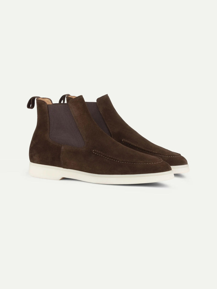 Suede Chelsea Boots Brown