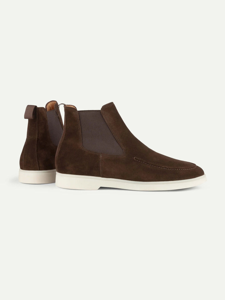 Suede Chelsea Boots Brown