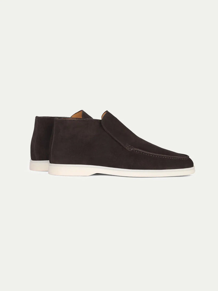 Suede High Loafers Midnight