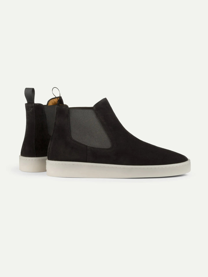 Suede Chelsea Boots Black