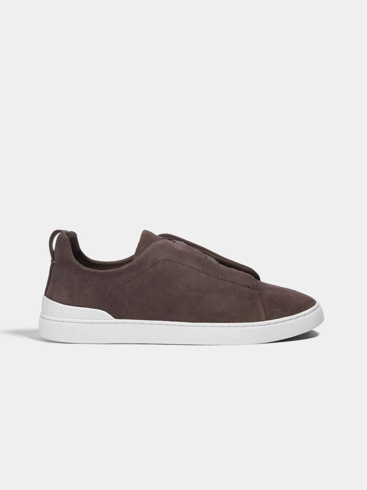 Suede Low Sneakers Brown