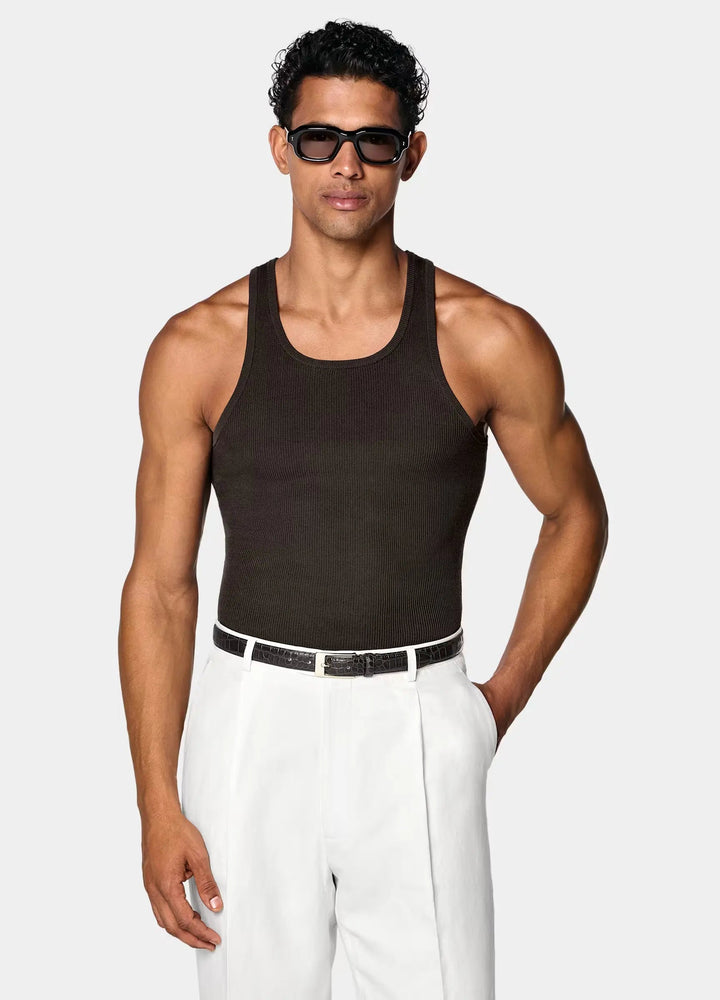 100% Cotton Ribbed Tank Top