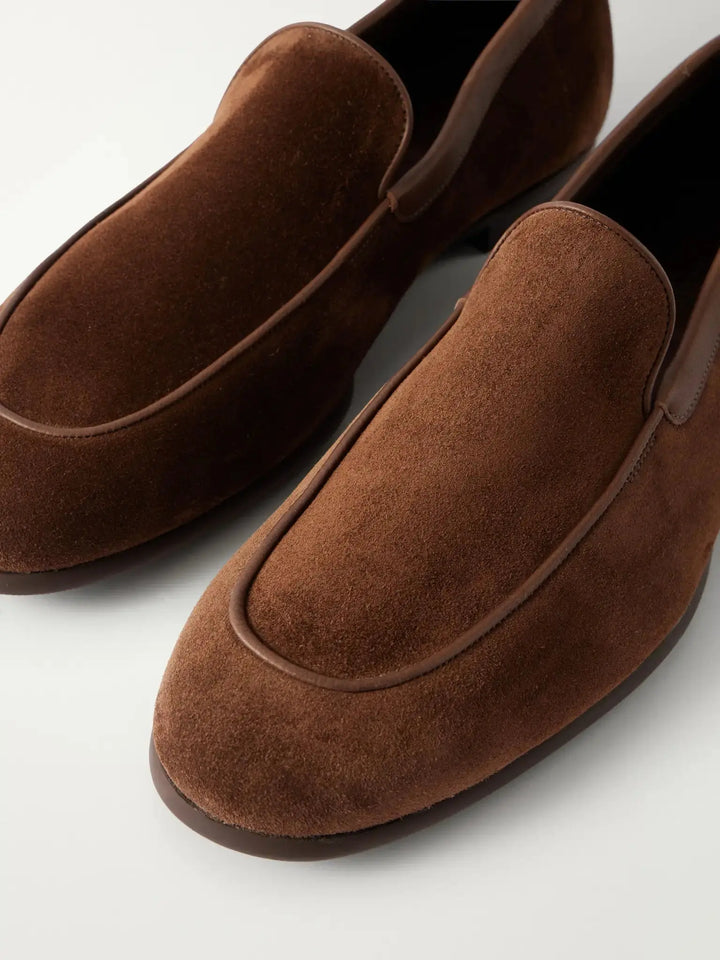 Suede Loafers Brown