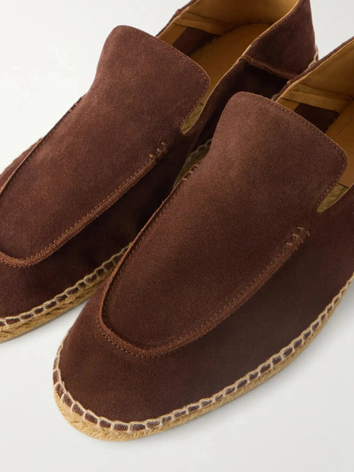 Suede Espadrilles Blue