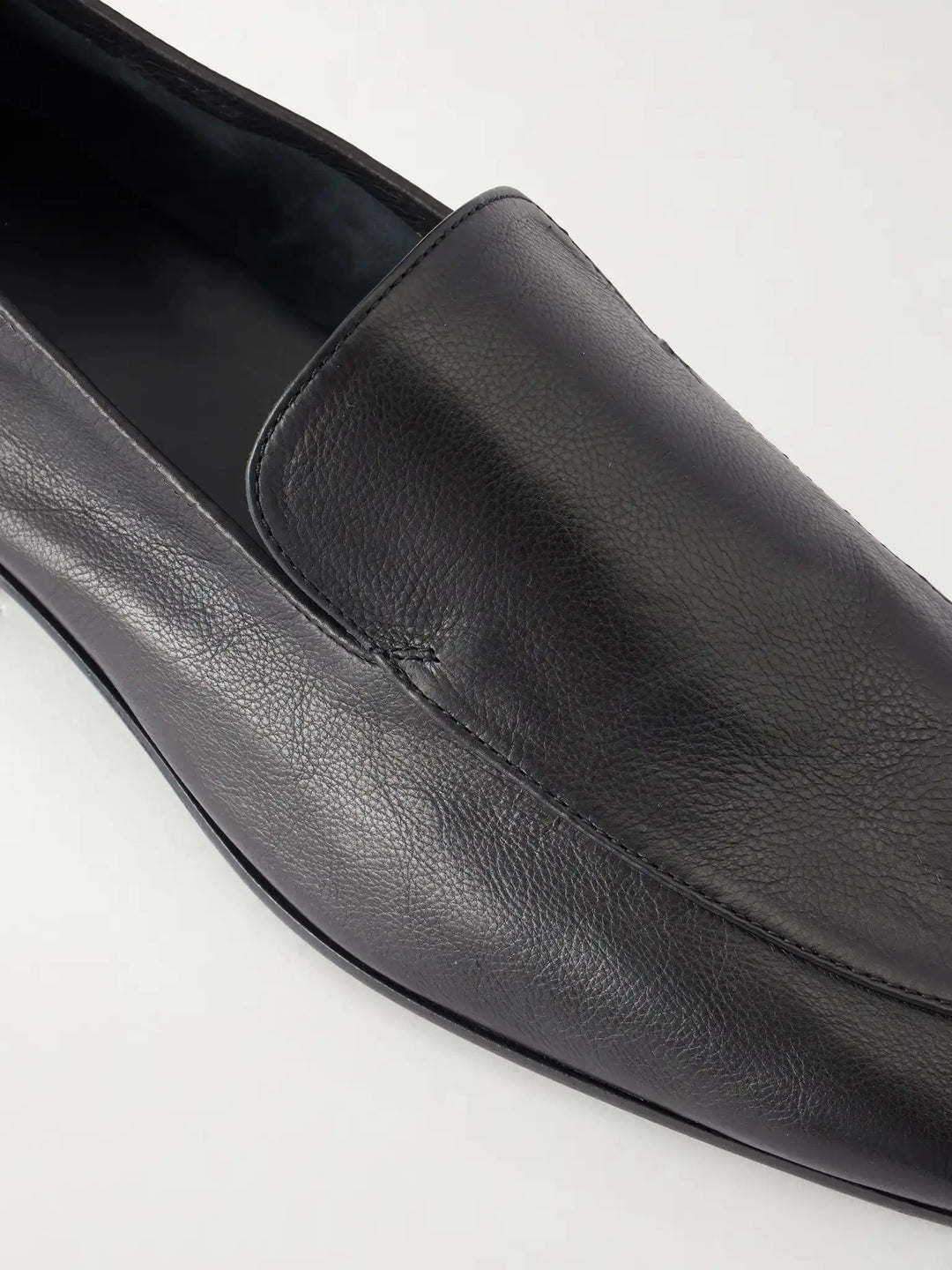 Leather Loafers Black