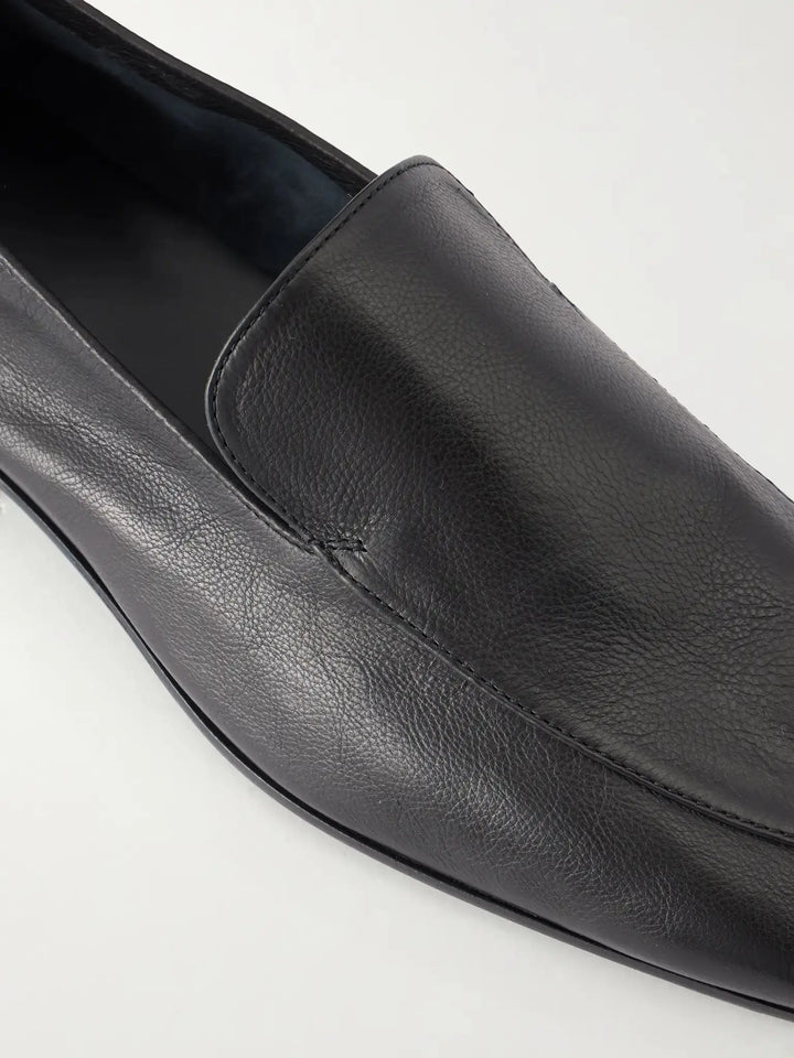 Leather Loafers Black