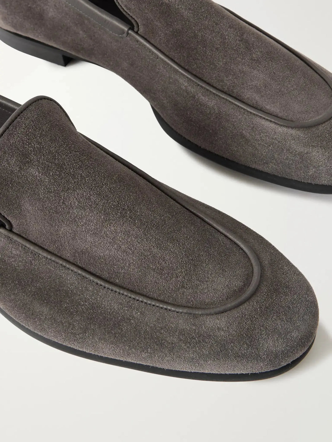 Suede Loafers Gray