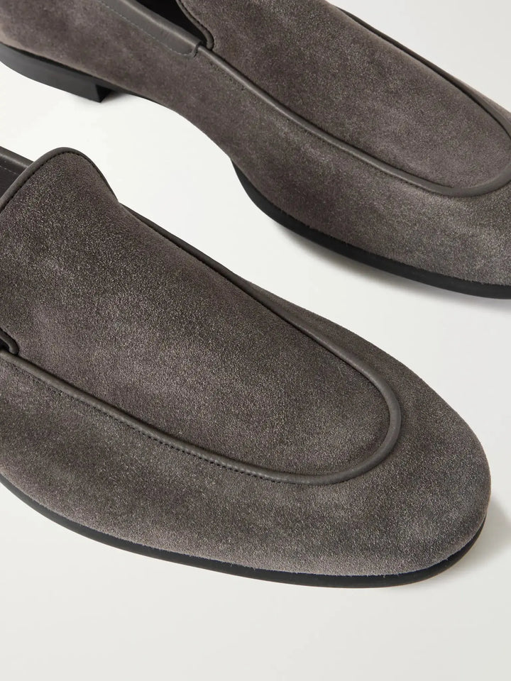 Suede Loafers Gray
