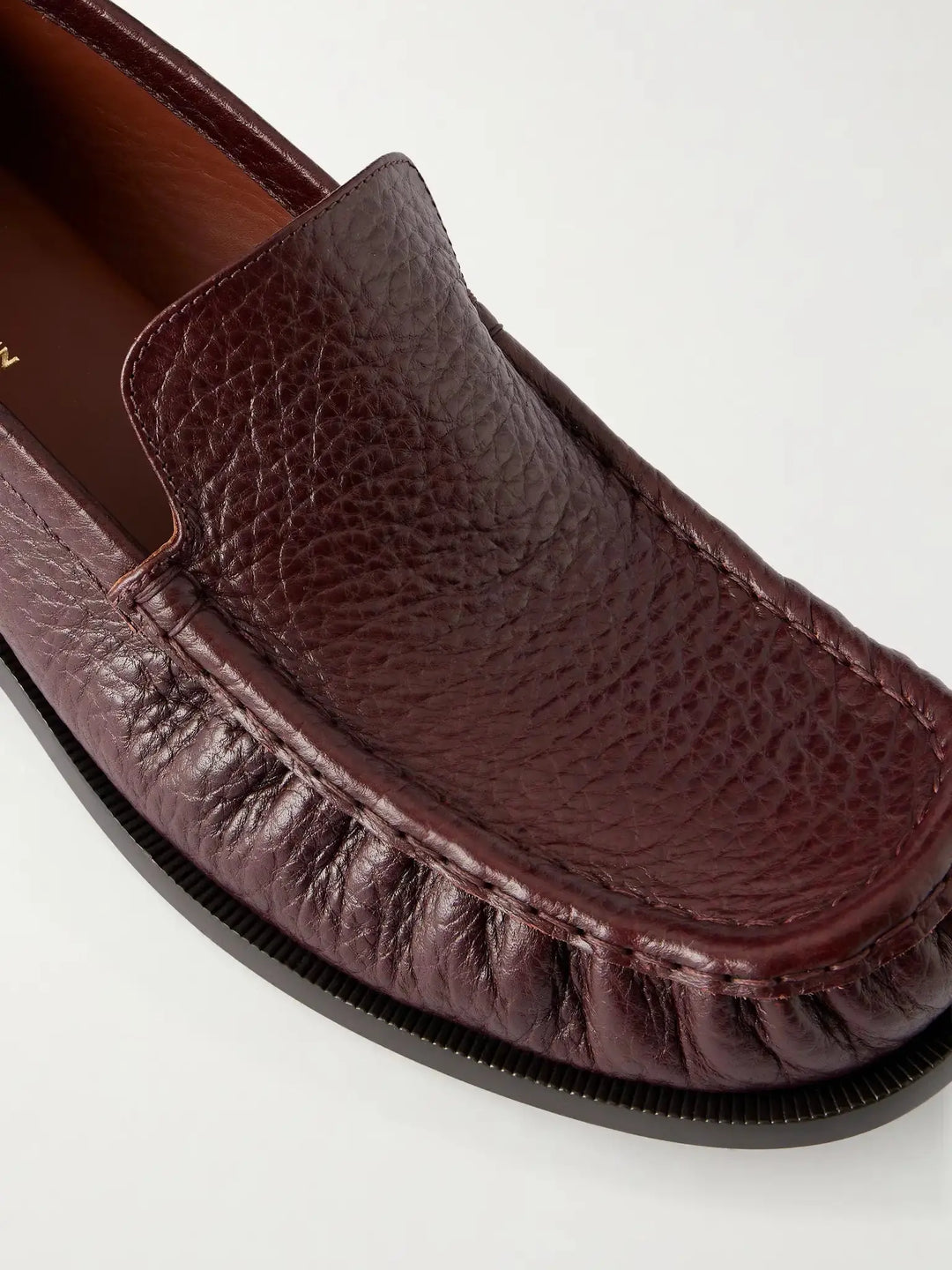 Leather Loafers Burgundy