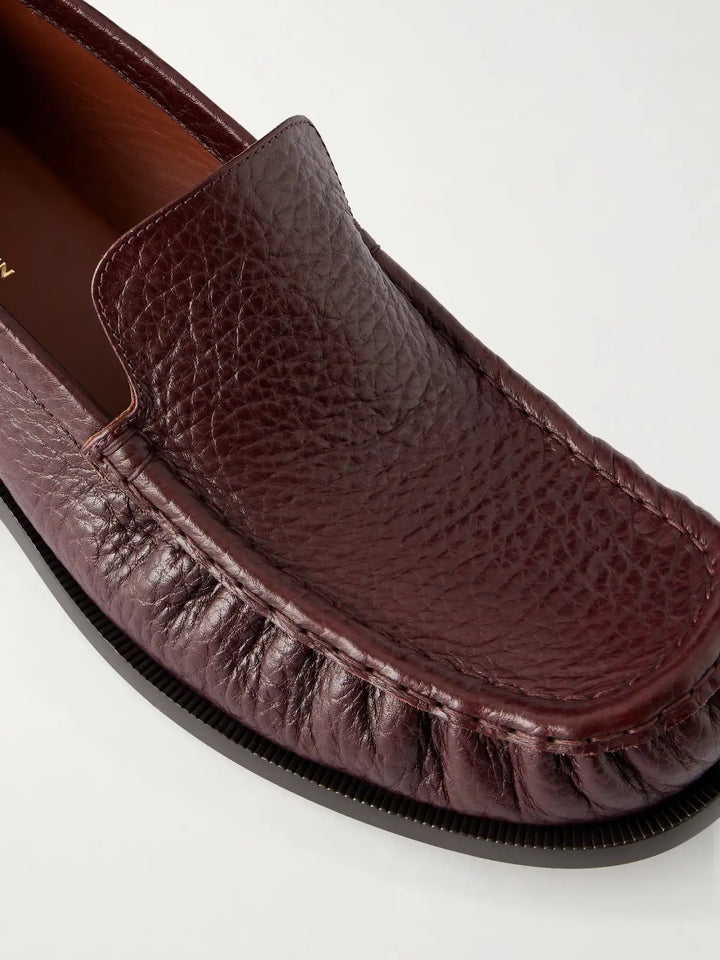 Leather Loafers Burgundy