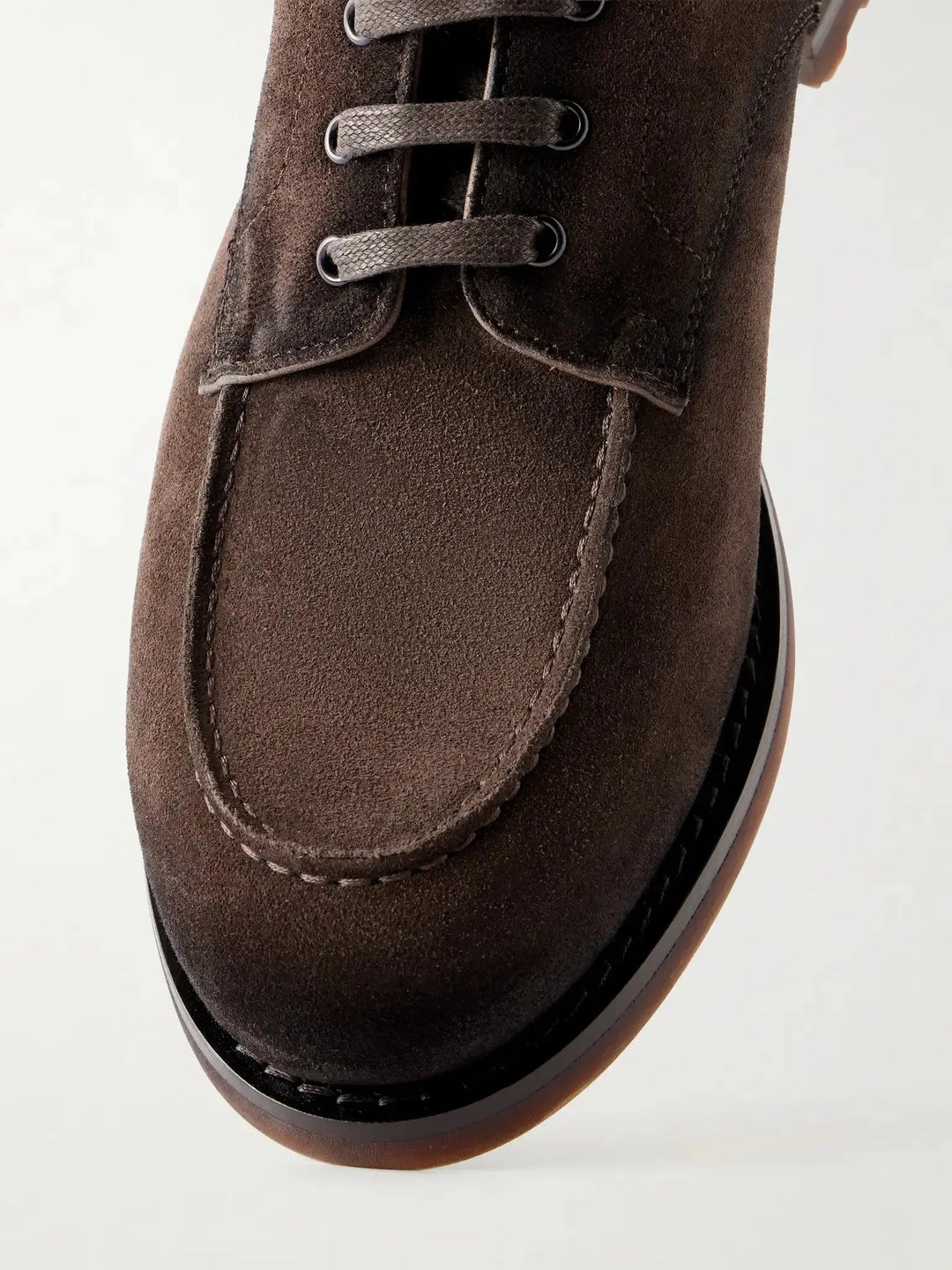 Suede Lace-Up Boots