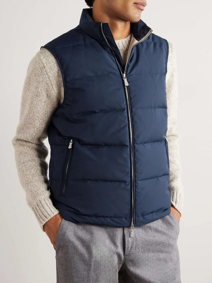 Tech Wool-Blend Down Gilet