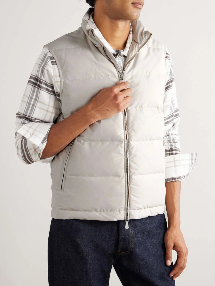 Tech Wool-Blend Down Gilet