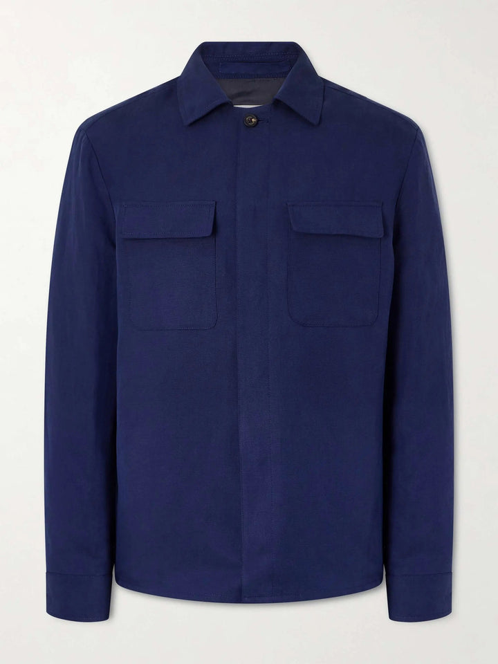 Lyocell and Linen-Blend Shirt