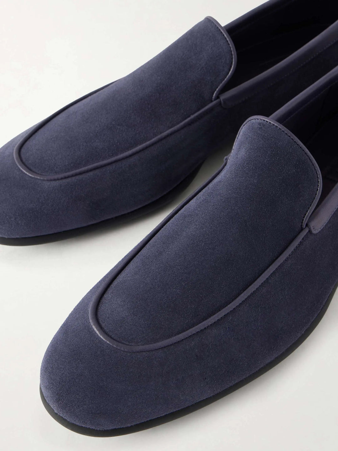 Suede Loafers Navy