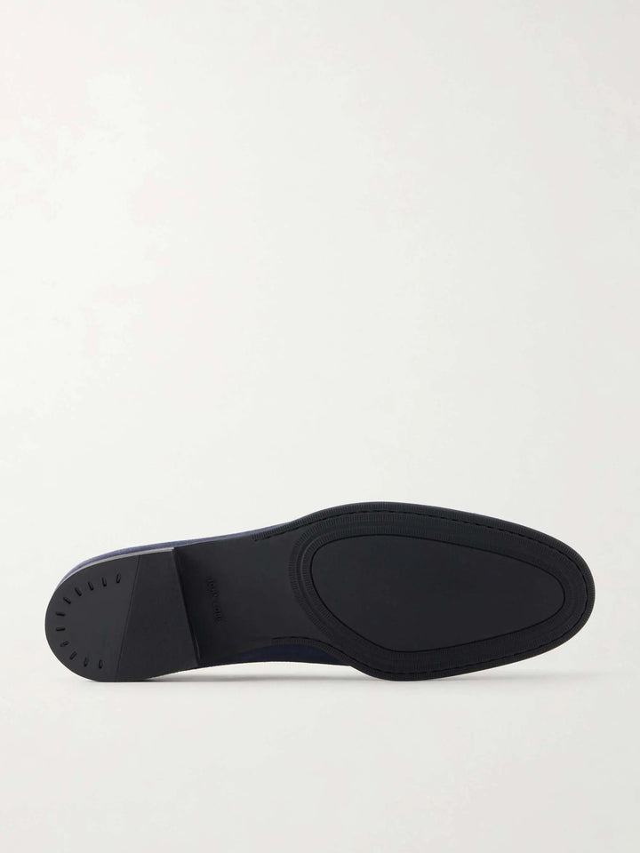 Suede Loafers Navy