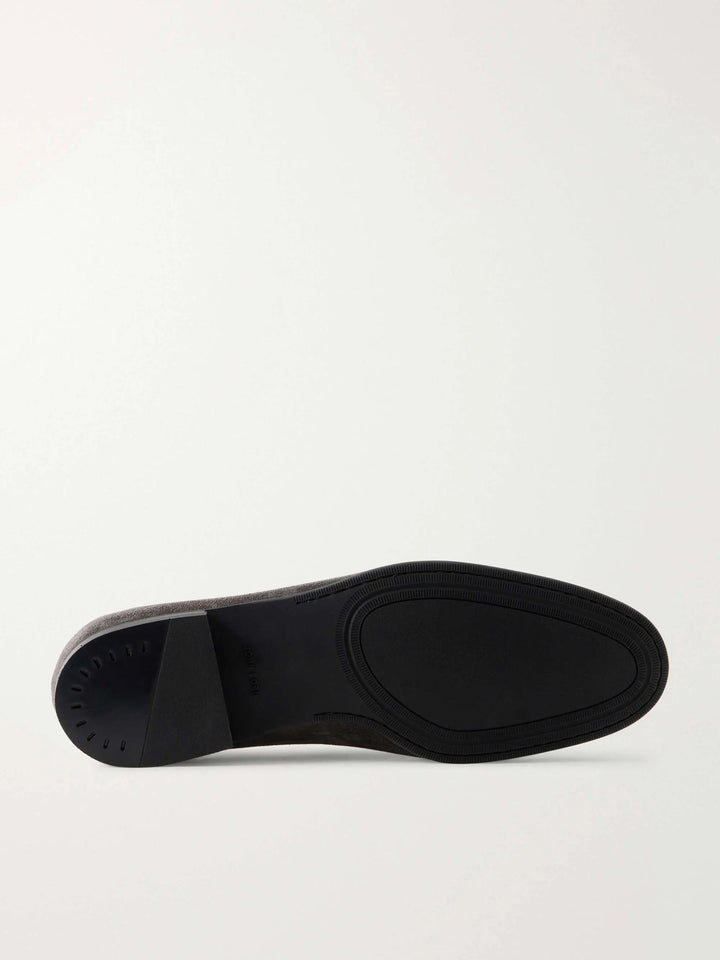 Suede Loafers Gray