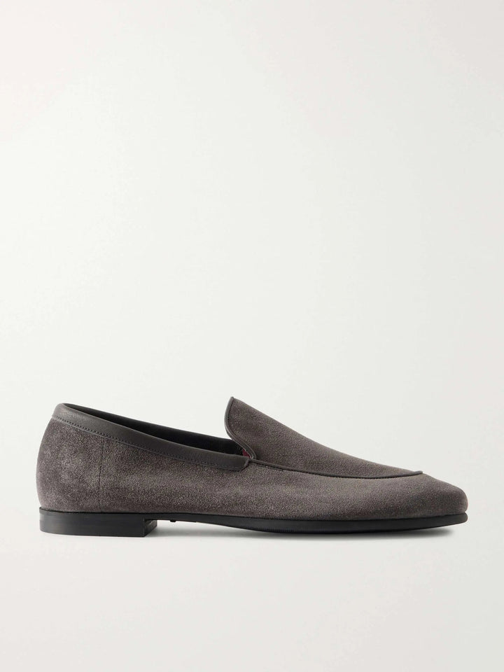Suede Loafers Gray