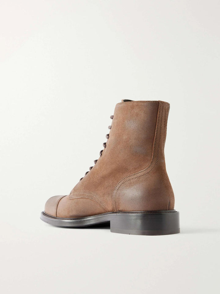 Suede Derby Boots