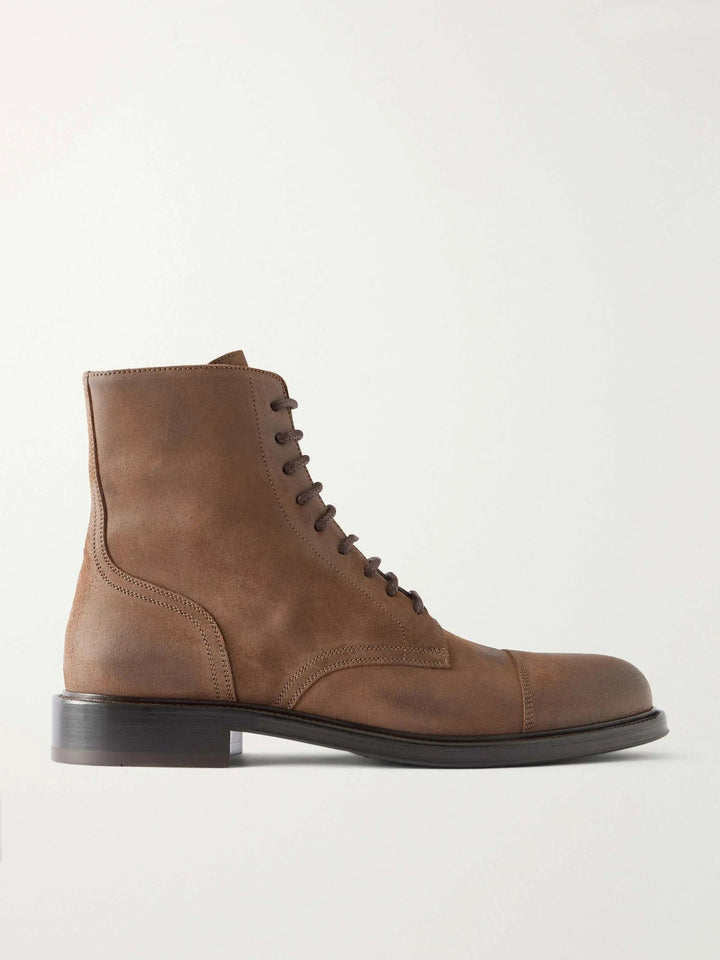 Suede Derby Boots
